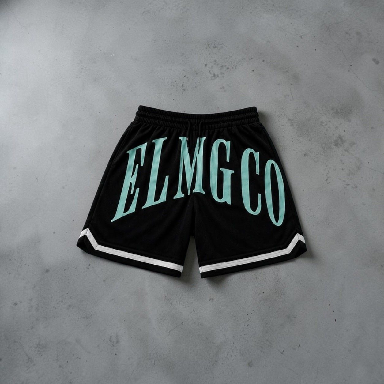 Malibu Mint Palm Mesh Shorts